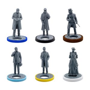 مجموعه کامل فیگورهای Scotland Yard Sherlock Holmes Edition برای بازی رومیزی