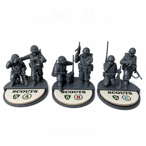 ست کامل فیگور و مینیاتور رزینی بازی رومیزی Undaunted: Normandy